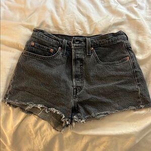 Levi’s Black Denim Women's Shorts